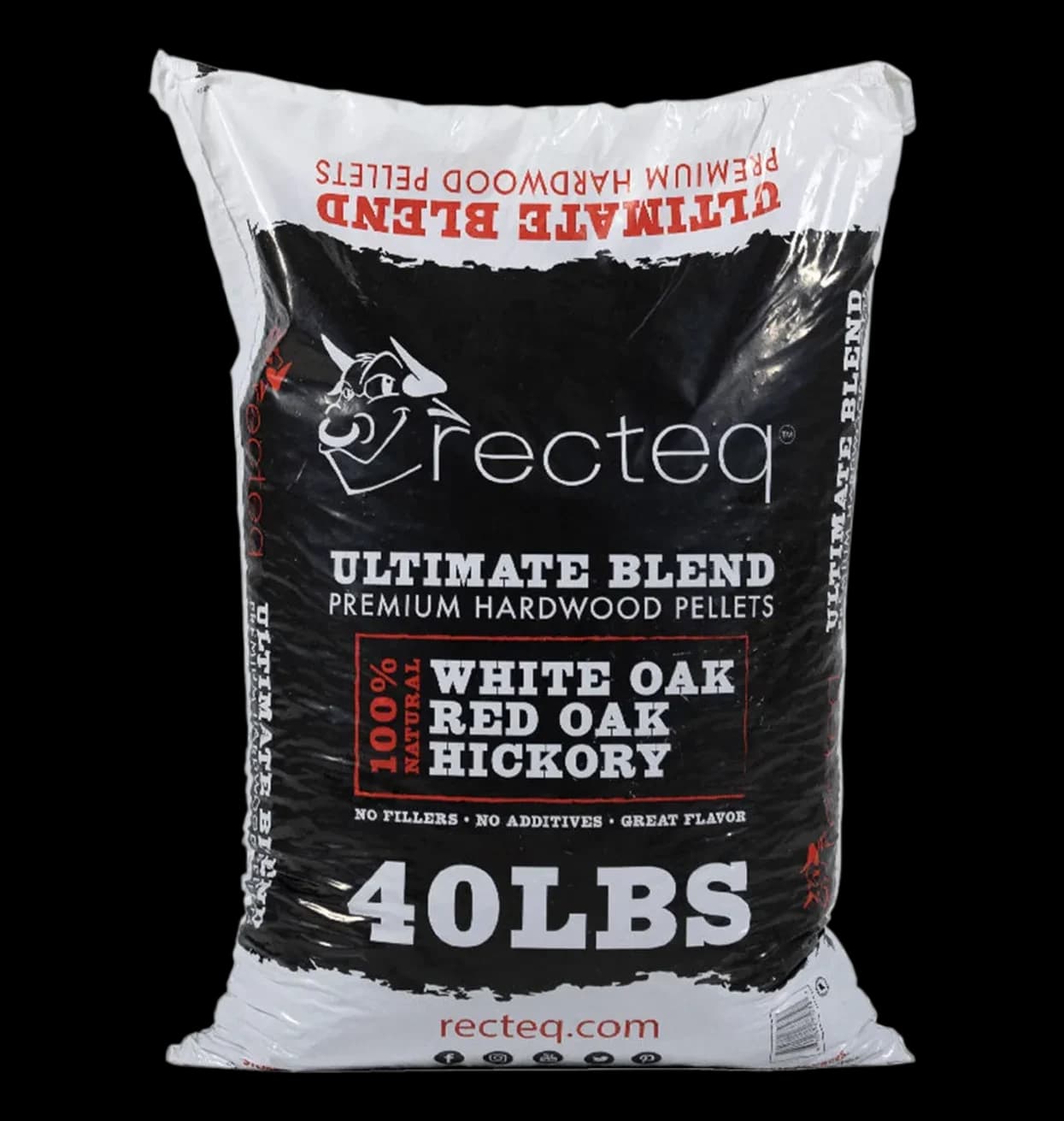 A 40 lb bag of Ultimate Blend pellets